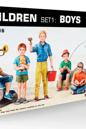 Ak Interactive 1:35 Children Set 1 Boys #AK35016 Shop Nu