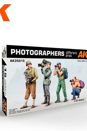 Weekendaanbieding Ak Interactive 1:35 Photographers Different Eras - modelbouw