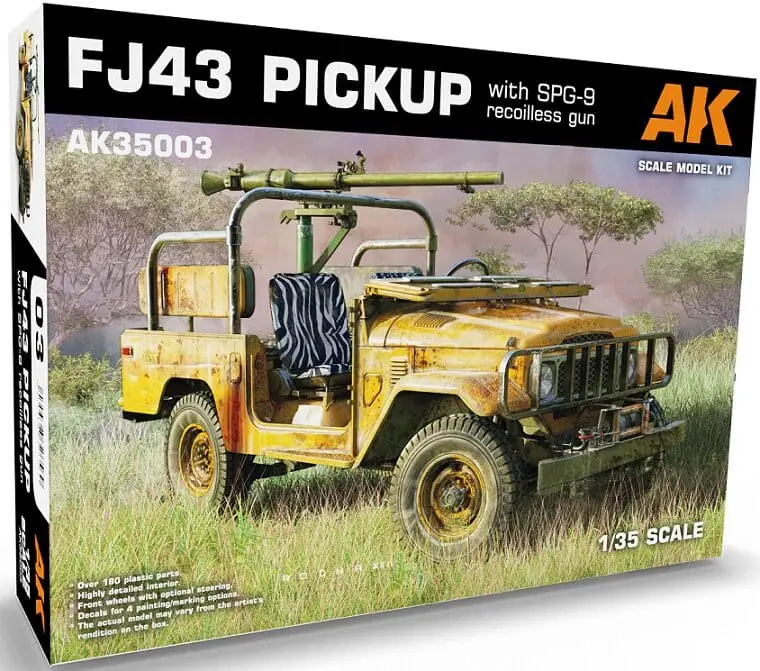 Korting Ak Interactive 1:35 Fj43 Pickup¨With Spg-9 - modelbouw