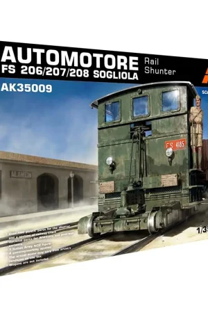 Ak interactive 1:35 AUTOMOTIVE RAIL SHUNTER FS 206/207/208 SOGLIOLA - modelbouw Weekendaanbieding
