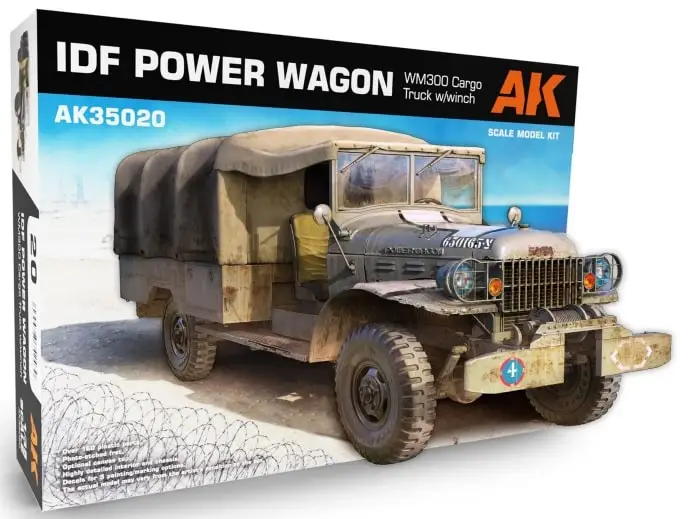 Ak Interactive 1:35 Idf Power Wagon Wm300 Cargo Truck W/Winch - modelbouw Uitverkoop