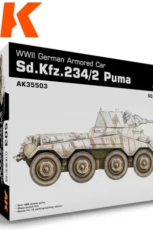 Ak Interactive 1:35 Sdkfz 234/2 Puma - modelbouw Op = Op