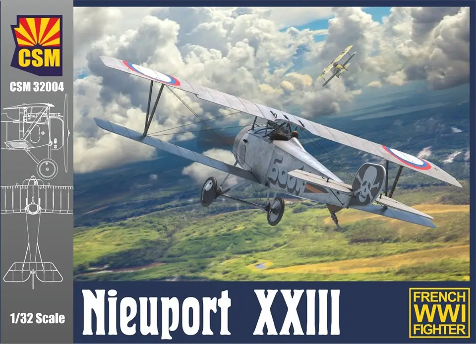 Copper State Models 1:32 Nieuport Xxiii #CSM32004 bouwdoos Nieuw