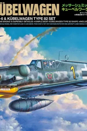 Beperkt Aanbod Tamiya 1:48 Bf109G-6 And Kubelwagen #32501