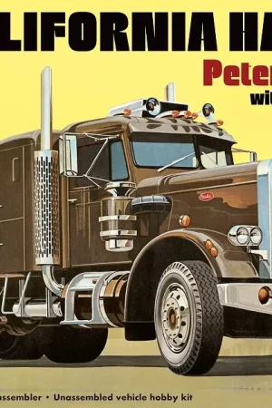 Amt 1:25 Peterbilt 359 California Hauler With Sleeper #1327 Hete Deal