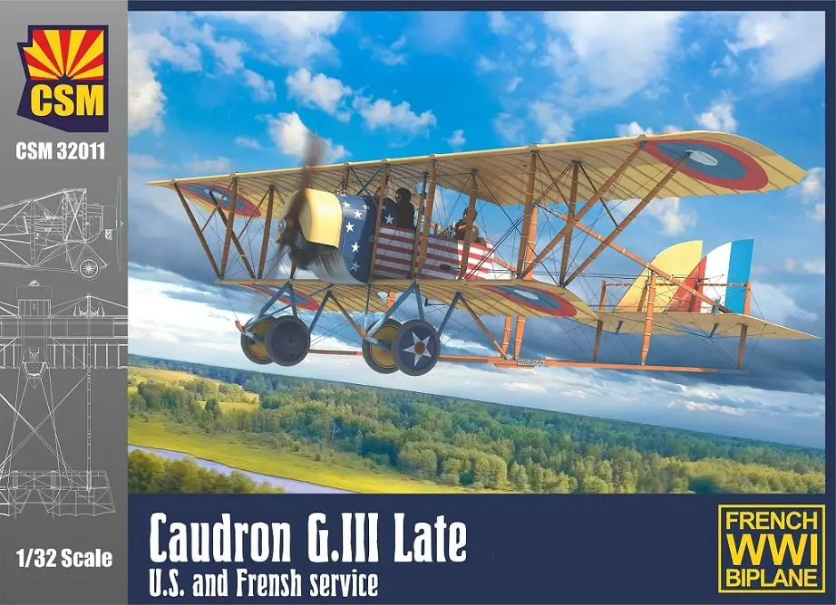 Copper State Models 1:32 Caudron G.Iii Late U.S. And Frensh Service #CSM32011 Meest Verkocht