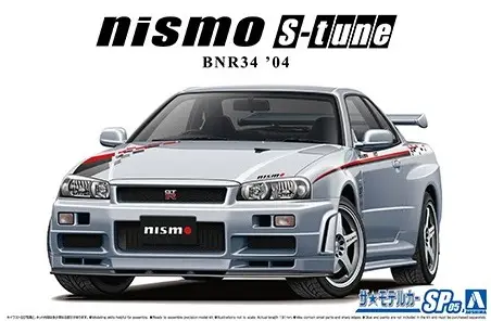 Populair Aoshima 1:24 Nissan Bnr34 Skyline Gt-R Nismo S-Tune '04 #AO06607