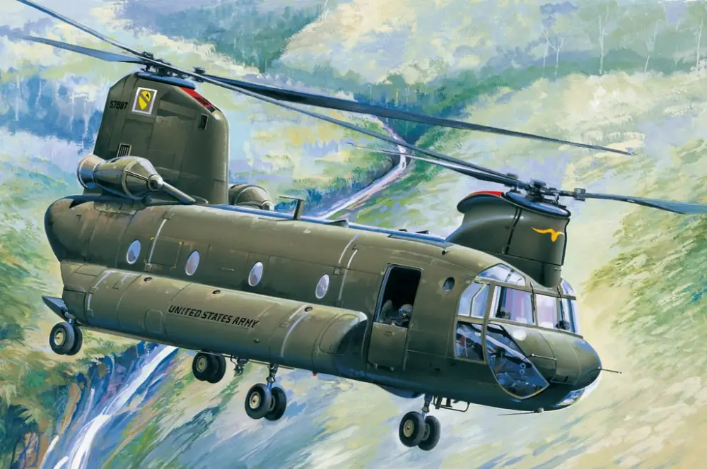 Flitsaanbieding Hobbyboss 1:48 Ch-47A Chinook #HBS-81772 bouwdoos