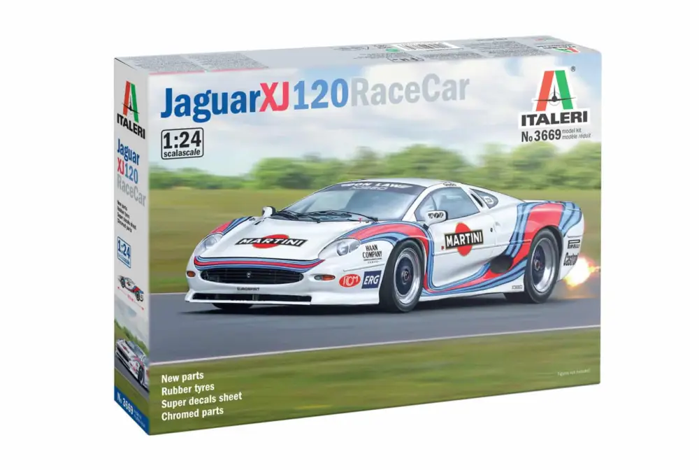 Italeri 1:24 Jaguar Xj 220 Race Car #ITA-3669 bouwdoos Flitsaanbieding
