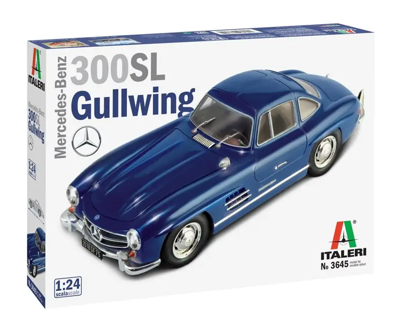 Aanbieding Italeri 1:24 Mercedes 300 Sl Gullwing #ITA-3645 bouwdoos
