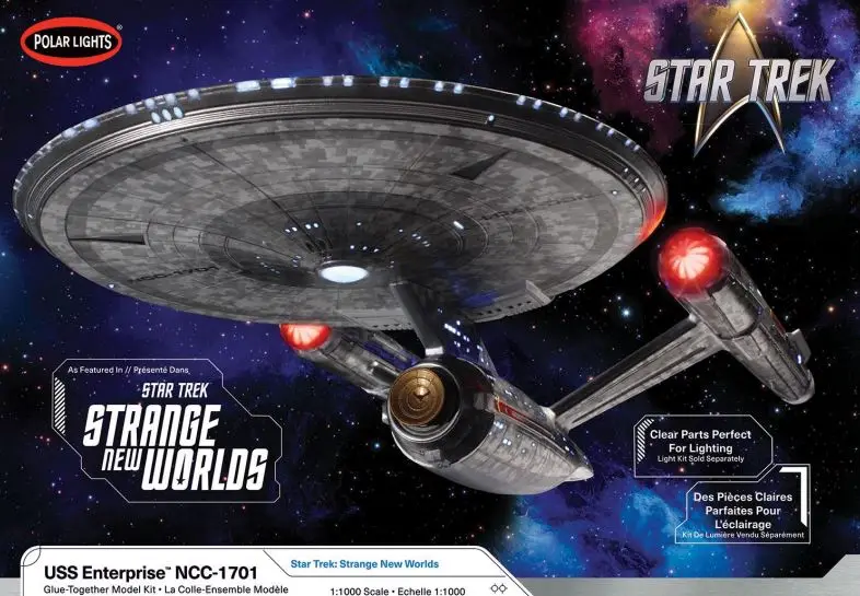 Polar Lights 1:1000 Star Trek Strange New Uss Enterprise PRE-ORDER #PPL-0999 Meest Verkocht