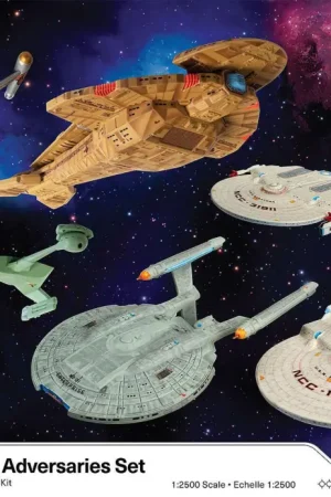 AMT 1:2500 Star Trek Adversaries and Allies Ship Set #1443 Populair