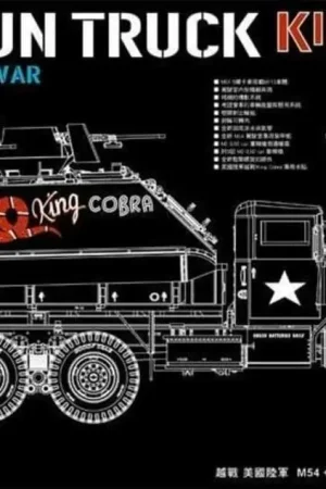Snelle Levering Afv 1:35 M113+M54A2 Gun Truck #AFV-35323 bouwdoos