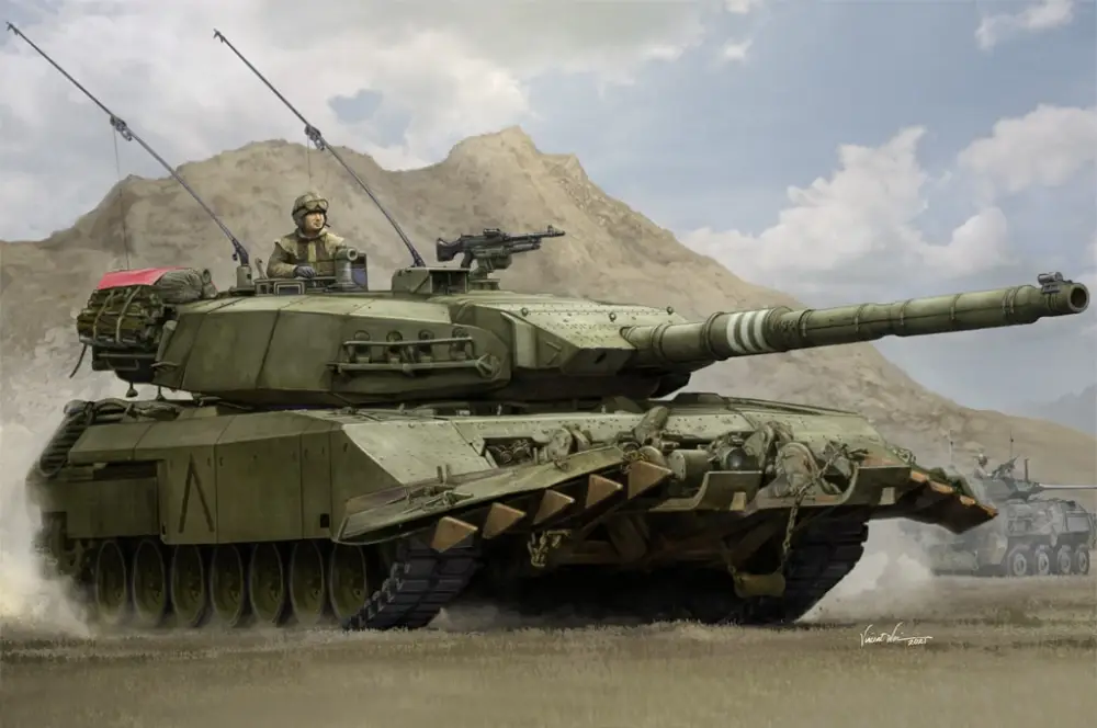 Dagaanbieding Hobbyboss 1:35 Leopard C2 Mexas With Twmp #84557 bouwdoos
