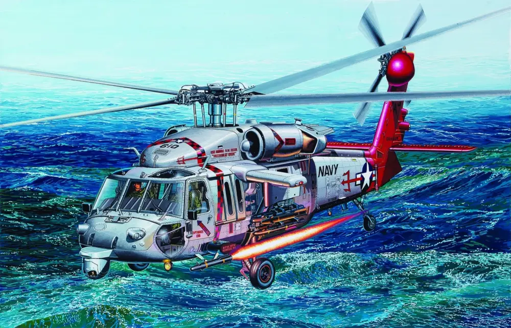 Academy 1:35 Usn Mh-60S "Hsc-9 Troubles Shooter" #12120 Hoge Kwaliteit