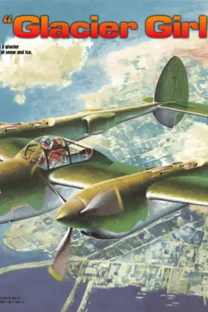 Hoge Kwaliteit Academy 1:48 P-38F Lighting Glacier Girl #12208