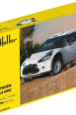Heller 1:24 Citroen Ds3 Wrc 2013 #80758 bouwdoos Flitsaanbieding