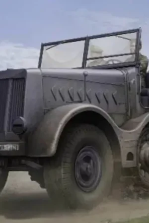 Op = Op Trumpeter 1:35 Schwerer Zugkraftwagen 18T Sd.Kfz.9 Artillery Version - modelbouw