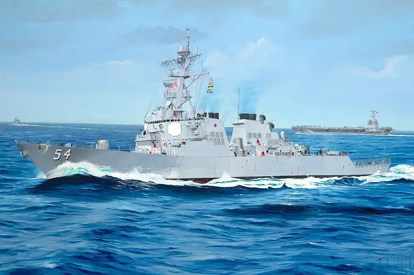 Beperkt Aanbod I Love Kit 1:200 Uss Curtis Wilbur Ddg-54 #62007 bouwdoos