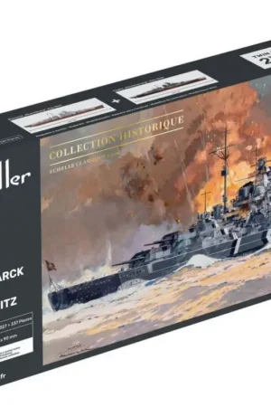 Seizoensaanbieding Heller 1:400 Bismarck + Tirpitz Twinset