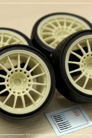 Zoom on 1:24 17INCH ENKEI SPORT RC-T5 RIM SET - modelbouw Direct Beschikbaar