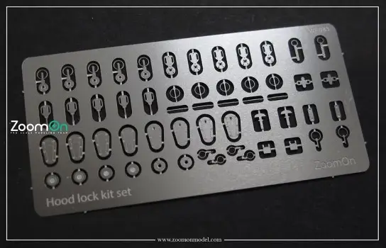 Fabrieksprijs Zoom on 1:24 HOOD LOCK KIT SET - modelbouw