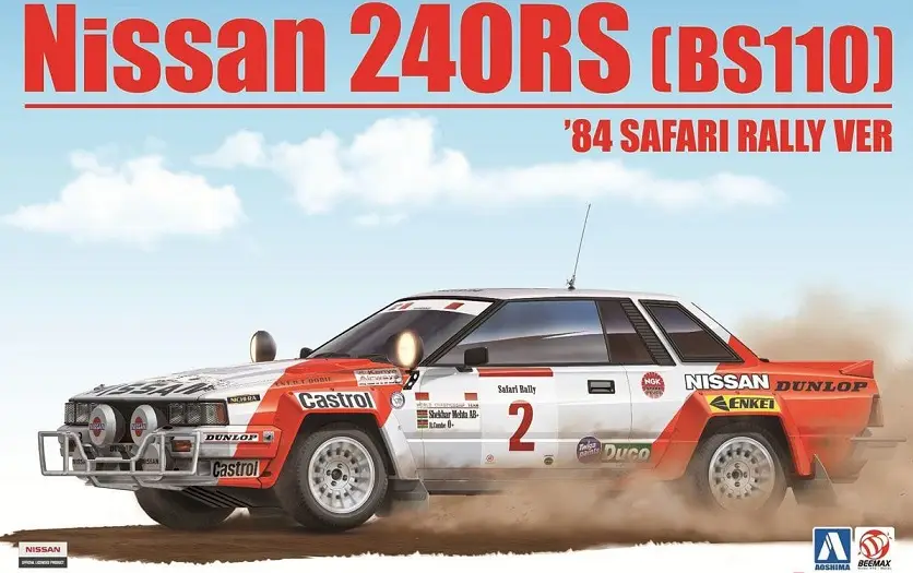 Must-Have Beemax 1:24 N°15 - Nissan 240Rs Bs110 Safari 1984 #24041