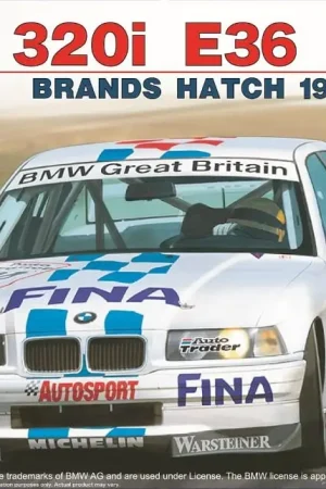 Superprijs Beemax 1:24 Bmw 320I E36 Btcc Brands Hatch 1996 Winner - modelbouw
