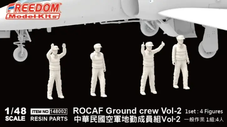 Freedom Model Kits 1:48 Rocaf Ground Crew Vol 2 - modelbouw Gecertificeerd