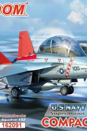 Freedom Model Kits Kit Compact F/A-18F Super Hornet Us Navy Vfa-102 Diamondbacks - modelbouw Voordeelprijs