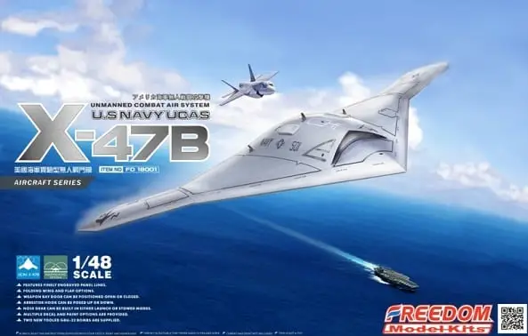 Seizoensaanbieding Freedom Model Kits 1:48 X-47B Ucav - modelbouw