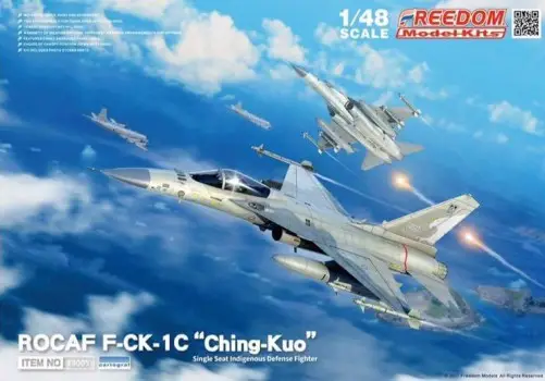 Tijdelijk Beschikbaar Freedom Model Kits 1:48 F-Ck-1C Ching-Kuo Rocaf Single Seat #18005