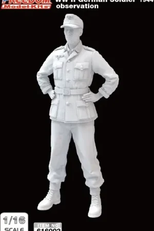 Laatste Versie Freedom Model Kits 1:16 German Soldier Observation 1944 - modelbouw
