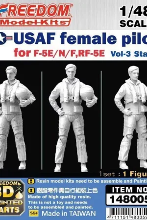 Freedom Model Kits 1:48 Usaf Female Pilot Vol.3 - modelbouw Gecertificeerd