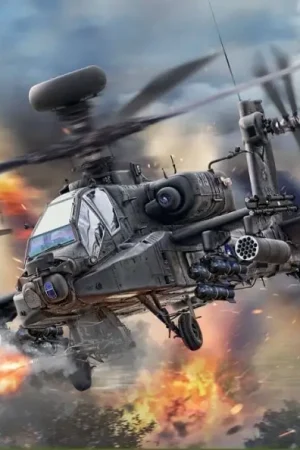 Freedom model kits 1:48 AH-64E APACHE GUARDIAN ATTACK HELICOPTER - modelbouw Laatste Kans