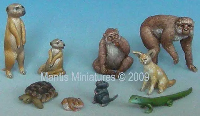 Favoriet Mantis Miniatures 1:35 Animals Set 1 - modelbouw