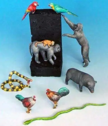 Weekendaanbieding Mantis Miniatures 1:35 Animals Set 4 - modelbouw