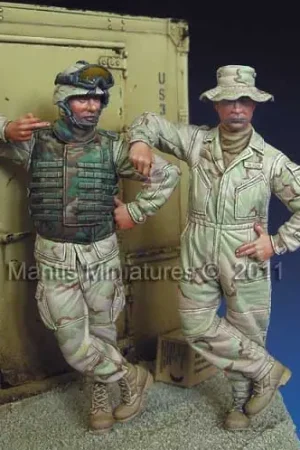 Direct Verzonden Mantis Miniatures 1:35 Us Afv Crew - modelbouw