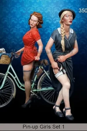 Direct Beschikbaar Mantis Miniatures 1:35 Pin Up Girls Set - modelbouw