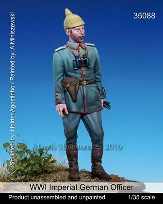 Mantis Miniatures 1:35 Wwi Imperial German Officer - modelbouw Lage Kosten
