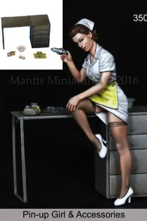 Koop Vandaag Mantis Miniatures 1:35 Pin Up Girl And Accessories - modelbouw