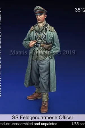 Laatste Kans Mantis Miniatures 1:35 Ss Feldgendarmerie Officer - modelbouw