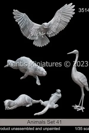 Korting Mantis Miniatures 1:35 Animals Set 41 - modelbouw
