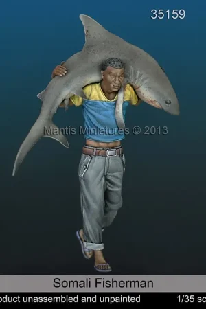 Mantis Miniatures 1:35 Somali Fisherman - modelbouw Koop Online