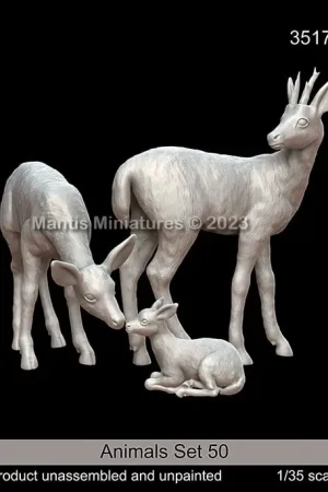 Mantis Miniatures 1:35 Animals Set 50 - modelbouw Populair