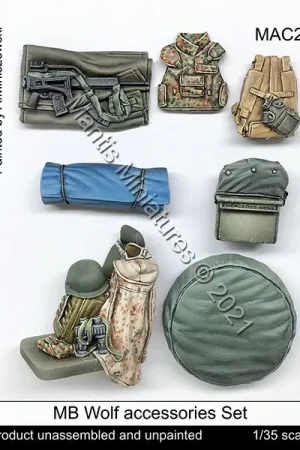 Nieuw Mantis miniatures 1:35 MB WOLF ACCESSORIES SET - modelbouw
