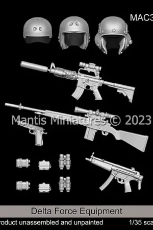 Mantis Miniatures 1:35 Delta Force Equipment - modelbouw Seizoensaanbieding