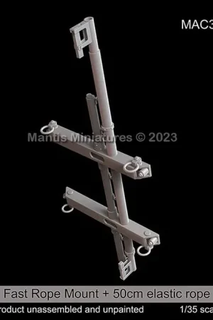 Goedkoop Mantis Miniatures 1:35 Fast Rope Mount + 50Cm Elastic Rope - modelbouw