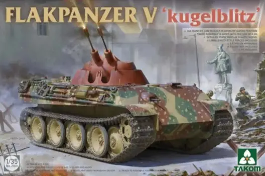 TAKOM 1:35 FLAKPANZER V KUGELBLITZ Rechtstreeks Van De Fabrikant