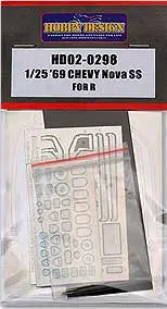 Hobby design 1:24 CHEVY NOVA SS - modelbouw Op = Op